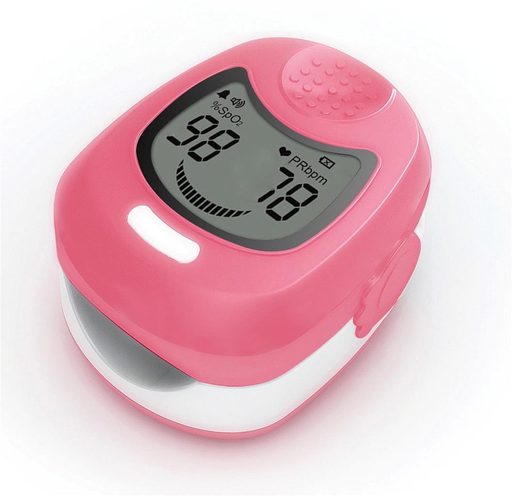 CONTEC CMS50QA Pink Pediatric Fingertip Blood Oxygen Pulse Oximeter