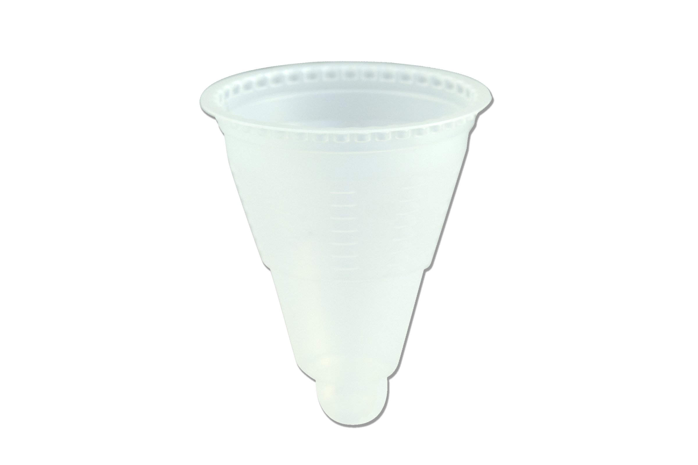 Packpack Disposable Plastic Ice Cream Screwball Cups (Natural) x80