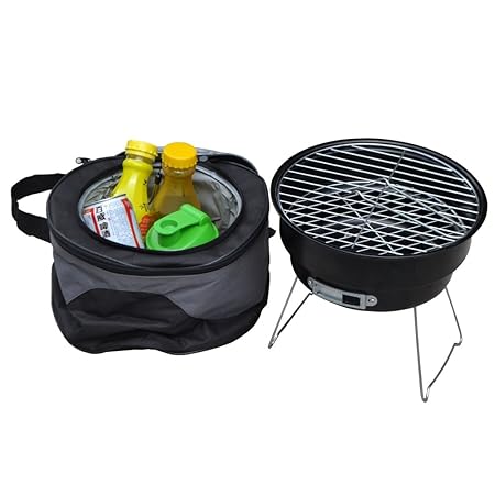 Wdj Barbacoa Portátil Al Aire Libre Horno Extraíble Circular para ...