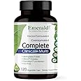 EMERALD LABS Complete Clinical Multi - Multivitamin with Methylated Folate, Vitamin D3, Digestive Enzymes & More for Gut Health, Immune Support & More* - 120 Vegetable Capsules (30-Day Supply)