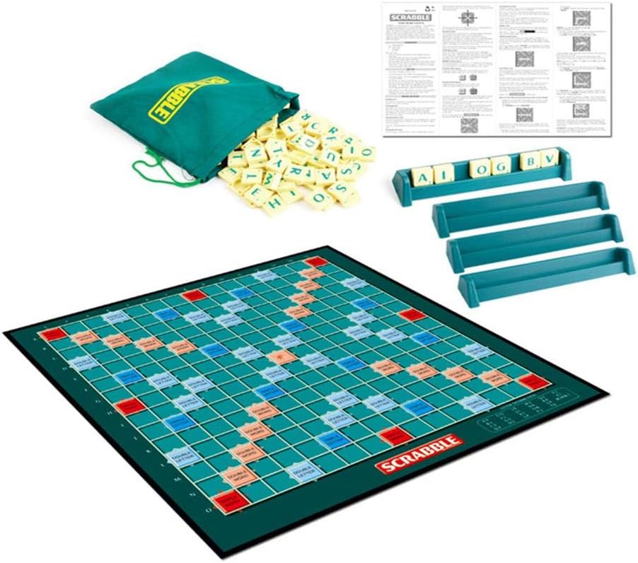 English Scrabble Game Toy Children Intelligence Lettered Spell Word Learning Teaching Aids for Preschool Kids