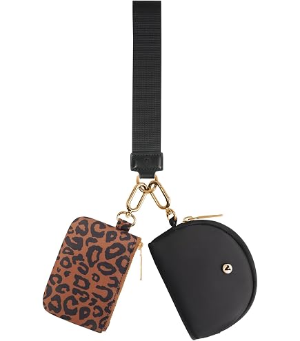 Amazon.com: Keychain Wallet Mini Zip Around Wristlet Wallets for