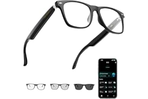 Giwbeiv AI Smart Glasses for Men and Women with Chat GPT, Bluetooth Translation Glasses with 164 Languages and Color-Change Lens, Music Playback, Hands-Free Calls, UV &amp; Blue Light Protection4.0 out of 5 stars 1642 offers from $49.98