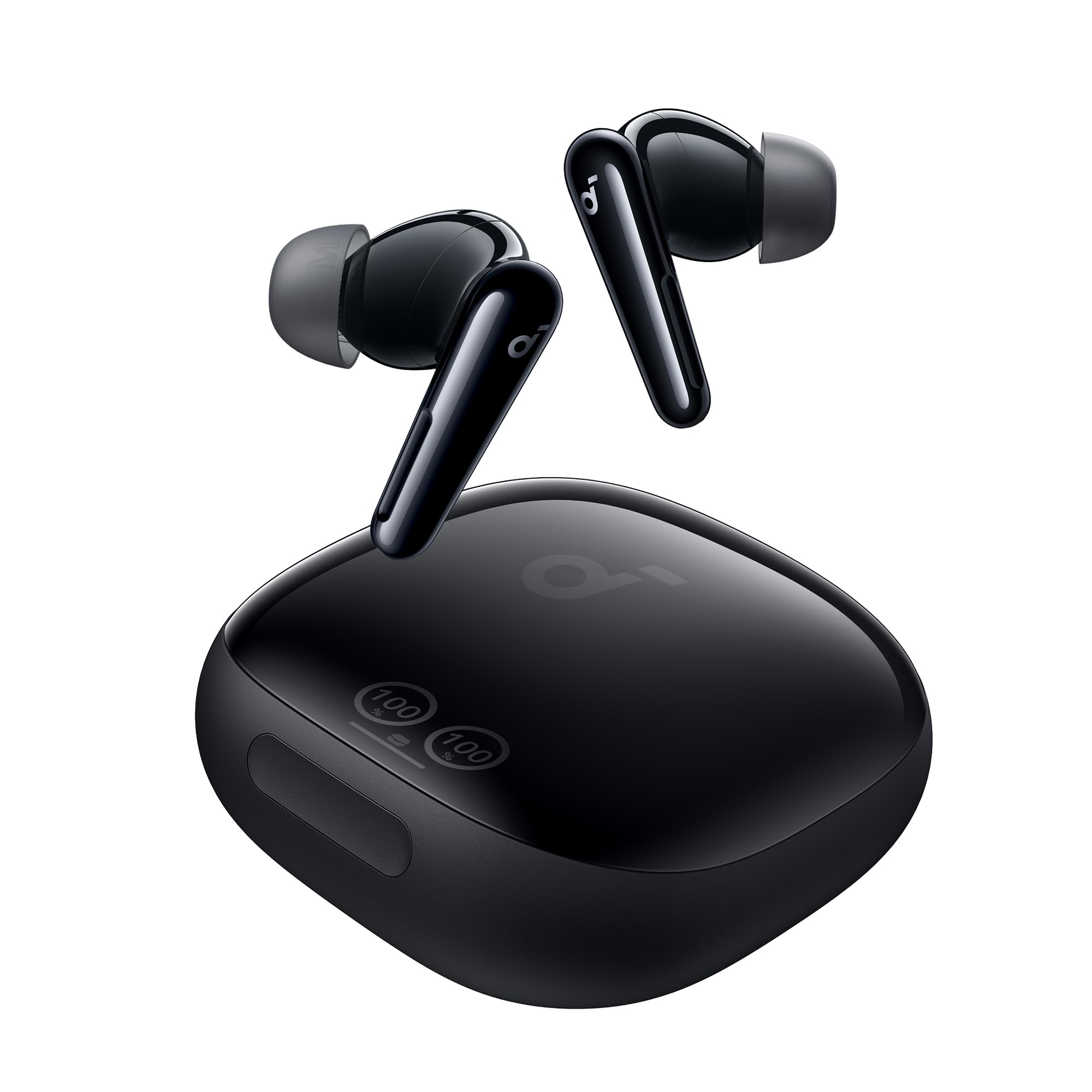 Soundcore Liberty 4 Pro by Anker, Noise Cancelling Wireless Earbuds, 7-Sensor and Real-Time Adaptive Noise Cancelling, 2× Faster Charging, Studio-Level Hi-Fi Music, Clear Calls with 6 Mics and AI