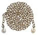 3/8" 10' Foot Grade 70 Binder Chain - Transport Hauling Load Package for Trailer Load primary