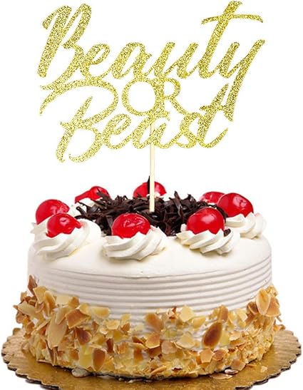 beauty and the beast baby shower cake