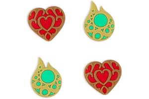 PAWSWORLD Thumb Grips Caps Switch Joycon Grip Covers Thumb Caps for Switch/Lite/Switch OLED Joystick Grips Caps Silicone Joystick Dust Jacket 4PCS - Heart Containers & Stamina Vessels