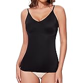 MISS MOLY Women's Camisole Top Shapewear Tummy Control Body Shaper Compression Tank Top V-Neck Seamless Cami Smoother