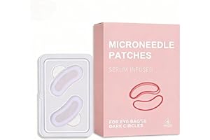 2026 New MicroGlow Eye Patches - Hydrating Under Eye Mask with Hyaluronic Acid for Dark Circles, Forehead Wrinkles & Smile Li