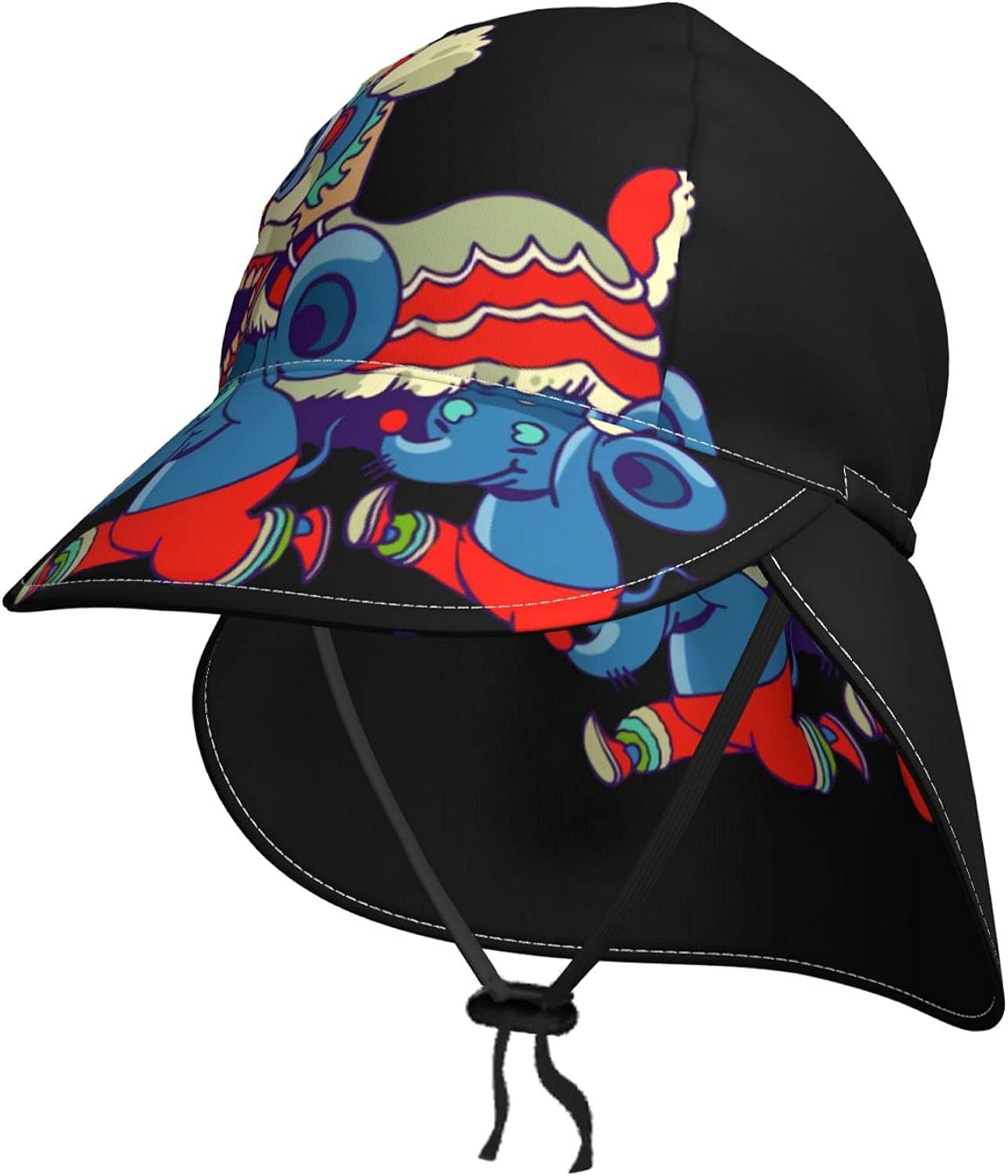 Baby Sun hat Kids Beach hat Double Rat Adjustable Outdoor