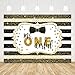 Happy 1st Birthday Backdrop Boy Gold Glitter Stripe First Birthday Background 7x5ft Mr. Onederful Backdrop for Birthday Party 1st Birthday Photo Booth Props Baby Shower Banner Cake Table Decors