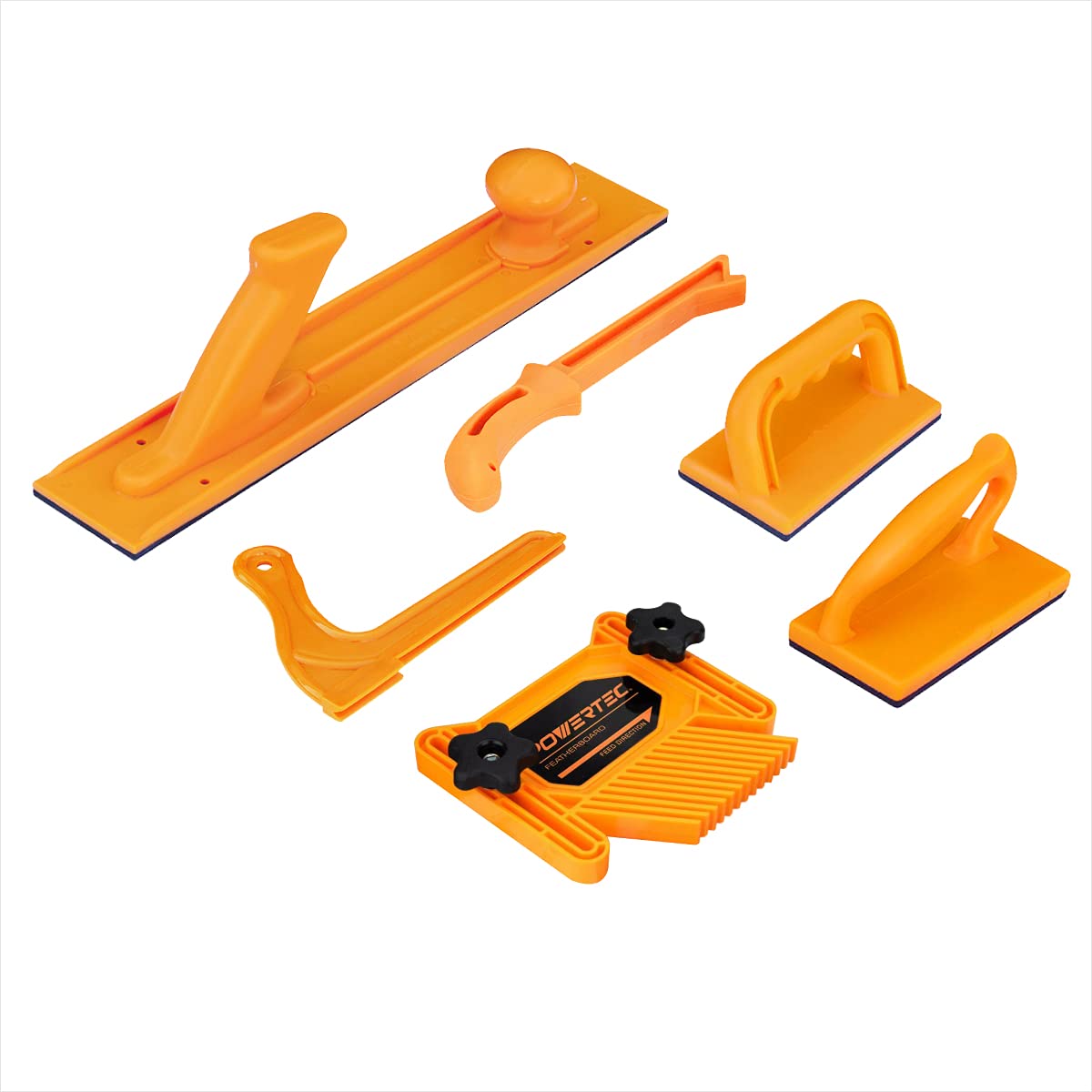 POWERTEC 71718 Safety Kit with Deluxe Featherboard for Use On Table Saws, Router Tables, Jointers and Band Saws Image POWERTEC 71718 Safety Kit with Deluxe Featherboard for Use On Table Saws, Router Tables, Jointers and Band Saws Image