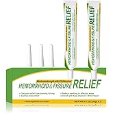 CainNeks Hemorrhoid & Fissure Relief Ointment (20g*2 Tubes)– Maximum Strength Hemorrhoid Cream, Fast Itching Burning Swelling Relief, Herbs Fast Acting Ingredients. 1.42oz.