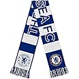 Icon Sports Officially Licensed International Soccer Clubs, Premium Acrylic Reversible Striped Unisex Soccer Scarf