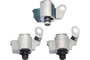 GXARTS AW4 A340 Transmission TCC Lock Up Solenoid + Shift Solenoids Kit fit for Toyota Previa Supra T100 Tacoma 4Runner Picku