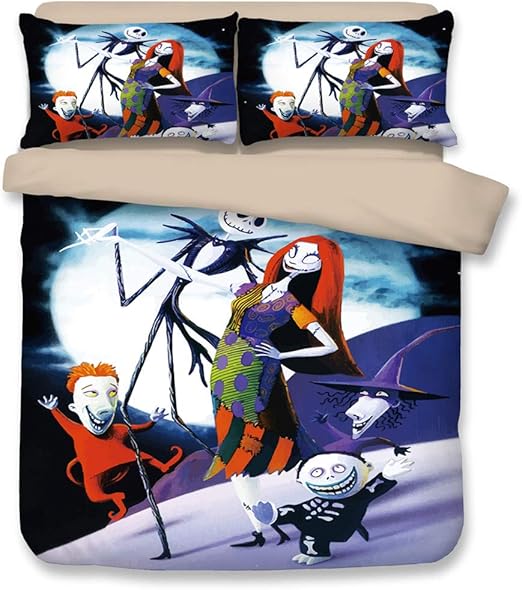 Amazon Com Jameswish Nightmare Before Christmas Duvet Cover Set