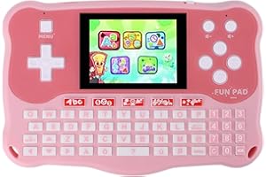 LUHYAUAN Kids Tablet/Baby Learning Pad with 102 Activities/Toddler Tablet with ABC/Words/Music/Math Interactive Educational Electronic Toys Gifts Handheld Game for Preschool Boys Girls Ages 3-12