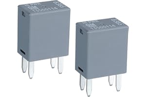 HONGYETAJA Aeola OEM GM 2 Pack 13500114/8385 High Power 4 Pin Fuse Box Relay 12VDC for Fan air Conditioner Relay
