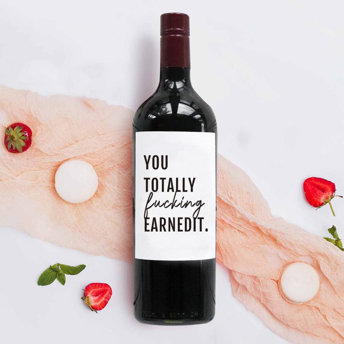 Funny New Job Wine Label,Promotion Gift,New Job