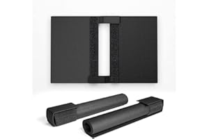 CZUR Assistive Cover 13.14-inch with Adjustable Hook&Loop Splash Resistant,PVC Material Cover for CZUR Book Scanner, Office&Home-Black