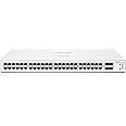 HPE Networking Instant On Switch Series 1830 48-Port Gb Smart-Managed Layer 2 Ethernet Switch | 48x 1G | 4X SFP | Fan-Less | US Cord (JL814A#ABA)