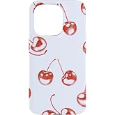 iPhone 15 Pro Vintage Red Cherry Dig Case