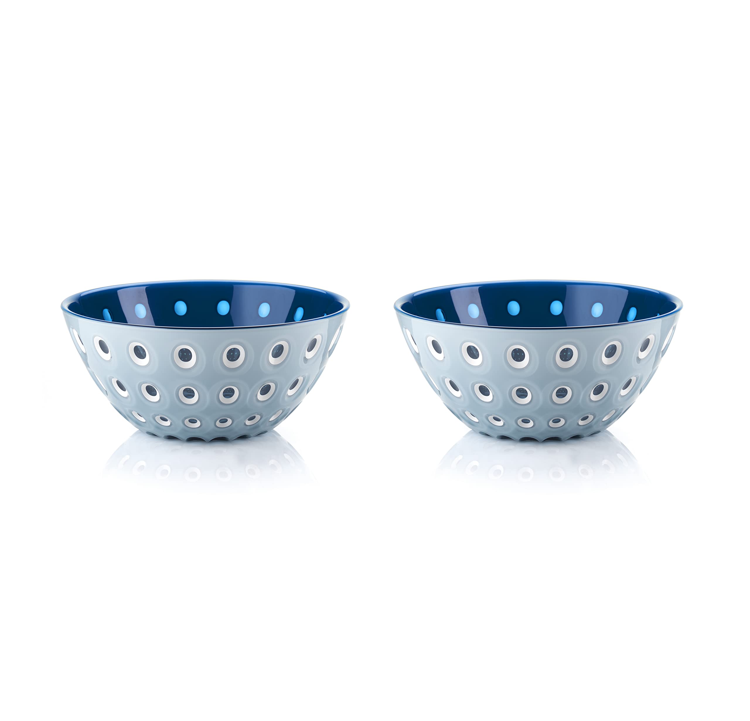 Guzzini - Le Murrine, Set of 2 Bowls - Light Blue/White/Blue, Ø12,5 x h5,6 cm | 300 cc - 279412226