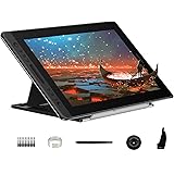 HUION KAMVAS Pro 16 Graphics Drawing Tablet with Screen Full-Laminated Tilt Battery-Free Stylus Touch Bar Adjustable Stand, C
