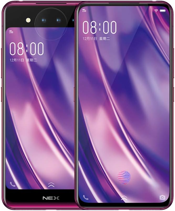vivo NEX Dual Display Edition 10GB+128GB 6.39 inch + 5.49 inch Dual Screen Triple 3D Camera 4G FDD-LTE in-Display Fingerprint 3500mAh Smartphone (Star Purple)