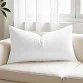 Hiasan 12x20 Pillow Insert, Rectangle Euro Throw Pillow Insert | Decorative Pillow Inserts Premium Fluffy Pillow Forms Sham Stuffer for Sofa Couch