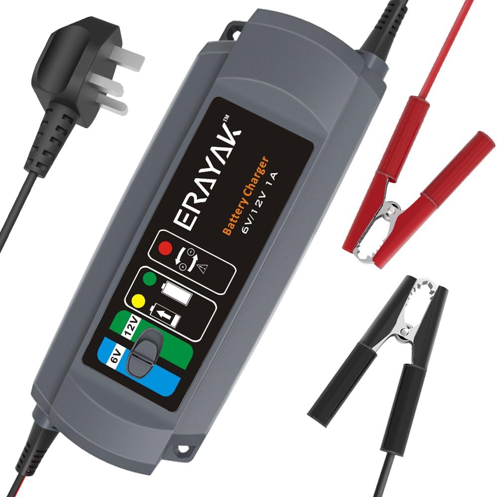 ERAYAK Car Battery Charger TUV GS Certified, 6V Amazon.co.uk Electronics