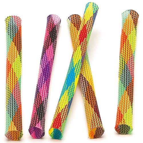 Baker Ross Chinese Finger Traps For Kids (Pack of 8) Jumping Tubes For