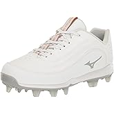 Mizuno Men's Ambition 3 Low TPU Baseball Cleats, White, 12
