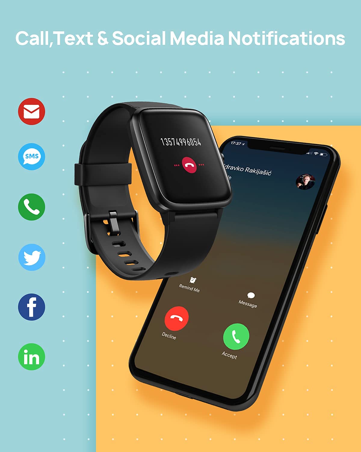 FKANT Smart Watch Fitness Tracker Sport Watch with Heart Rate Sleep Monitor  50 meters Waterproof Pedometer Calorie Counter Pet Feeding Dial Swimming  Mode Activity Tracker for iPhone Android (Black) - Buy Online - 265573861