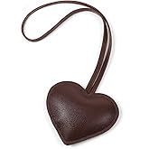 1 Pcs PU Leather Key Charms Bag Charm for Handbag Heart Bag Charms Keychain for Women Cute Key Chain Charm Accessories for Handmade Purse Charmes Girls Tote Purse Backpack Bags Pendant Keychain
