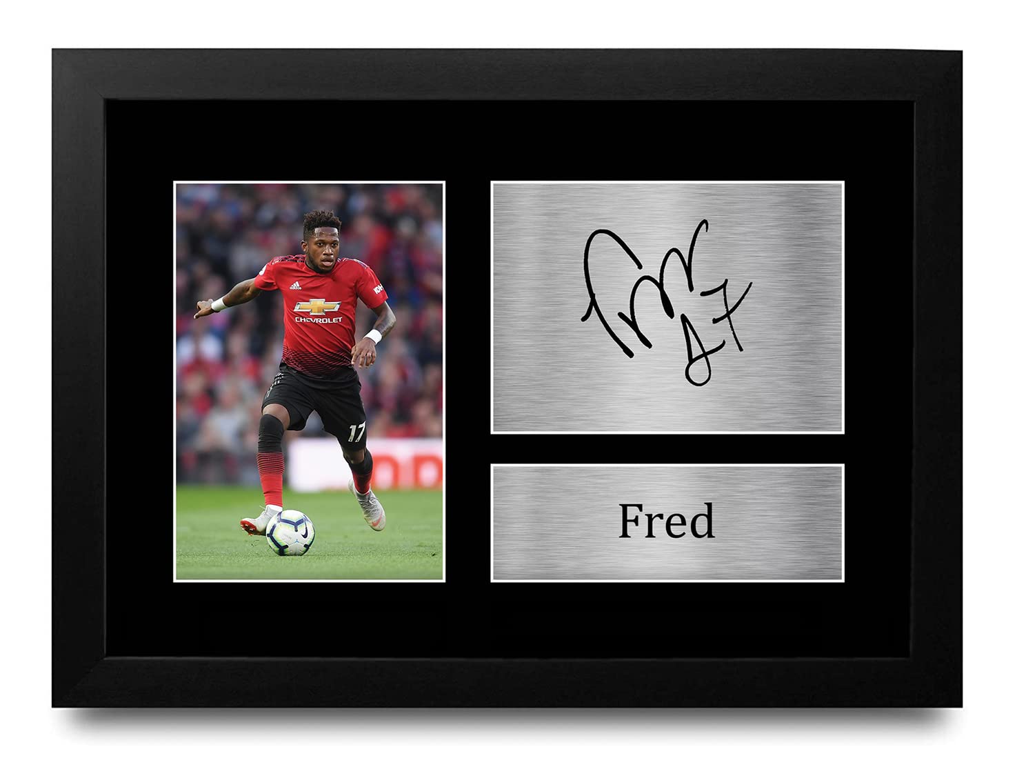HWC Trading FR Fred Gift Signed FRAMED A4 Printed Autograph Gifts Photo Display