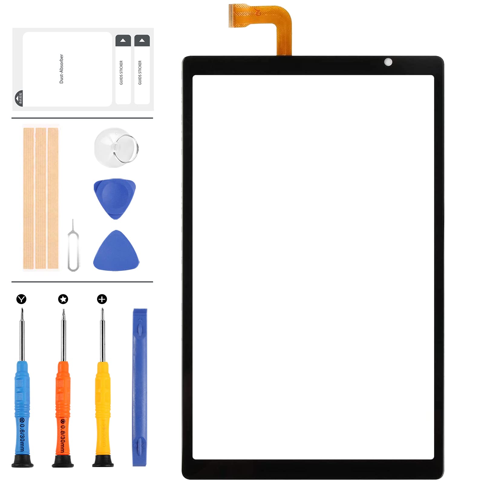 LADYSON for VANKYO MatrixPad S20 New 10.1 inch Touch Screen Panel Digitizer Glass Replacement Repair Kits with Free Tools