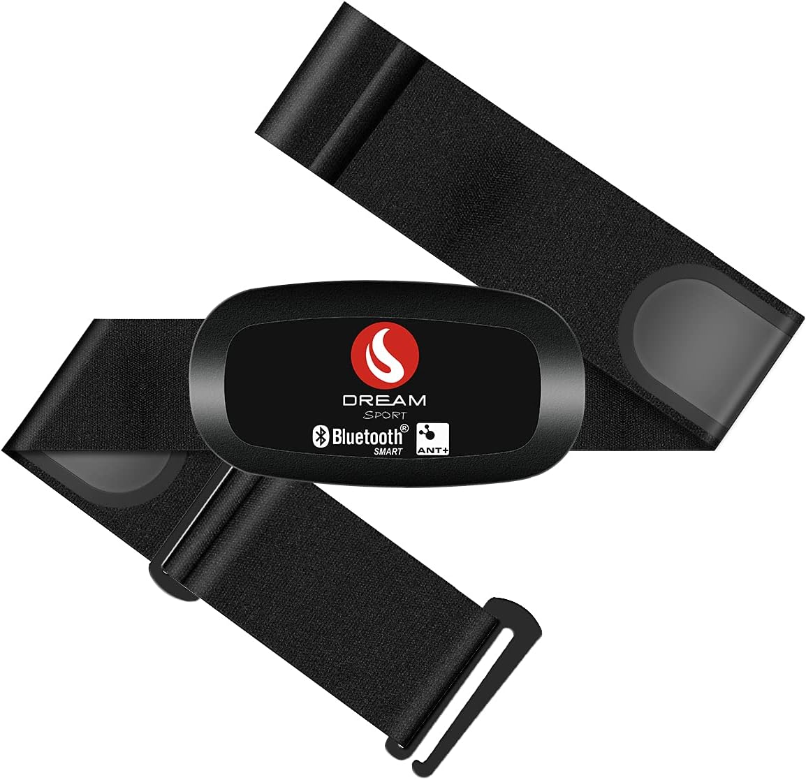 DREAM SPORT Heart Rate Monitor Chest Strap Bluetooth ANT+ Wireless Gym HR Monitor for Bike Computer GPS Watch Strava Zwift Wahoo Garmin Polar Peloton (DB002)