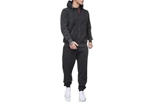 CUBECIRCLE Sweatsuits for Men 2 Piece Men's Jogging Tracksuit Set Hoodie Casual Athletic Long Sleeve Zipper Suit Set