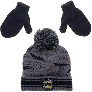 batman hat and glove set