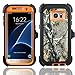 Kuool Galaxy S7 Edge Case, Samsung Galaxy S7 Edge Case, Heavy Duty Rugged Scratch Resistant Shockproof Max Protective with Belt Clip Case for Galaxy S7 Edge(Xtra Orange)
