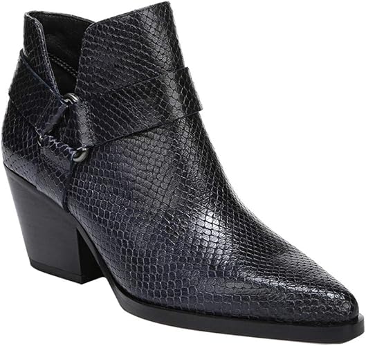 franco sarto leather strap booties