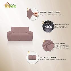 Easy-Going 6 Pieces Microfiber Stretch Sectional
