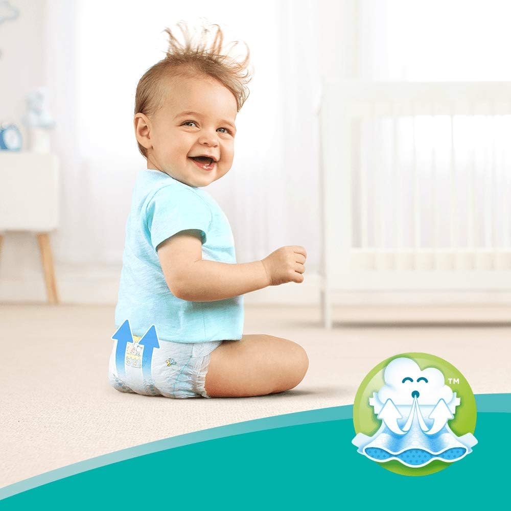 Pampers Baby-Dry Nappies, Size 3 (Pack of 100), Size 3 (Pack of 100) - Image 5