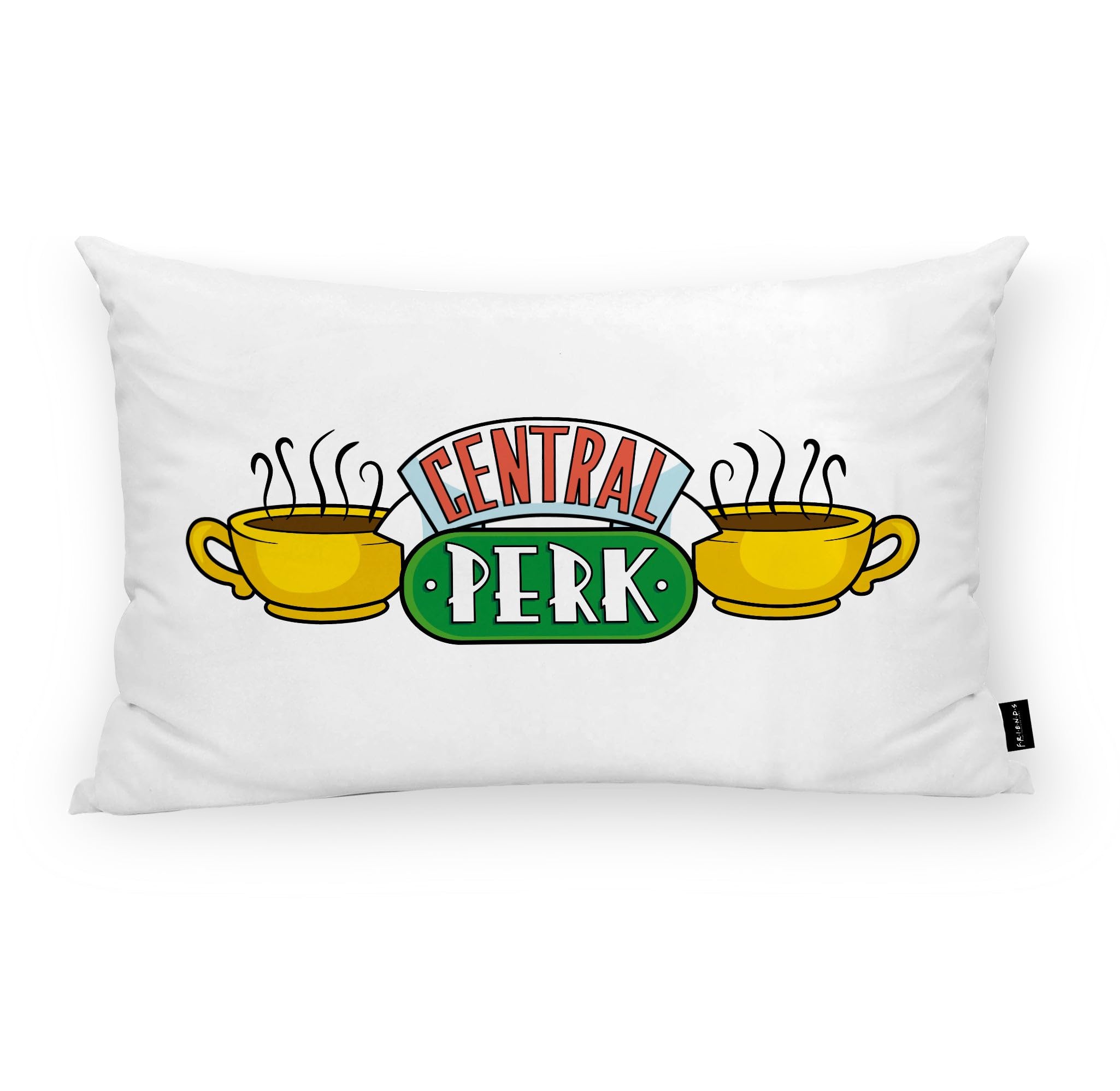 BELUM | Friends Cushion Cover | Cushion Cover Half Panama Fabric 100% Organic Cotton | Cushion Cover Invisible Zipper Closure | Size;30x50cm