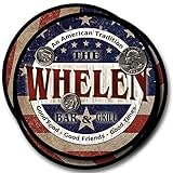 Whelen Bar and Grill Rubber Drink Coasters - 4 Pack