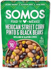 Somos, Beans Pinto And Black Mexican Corn Street, 10 Ounce