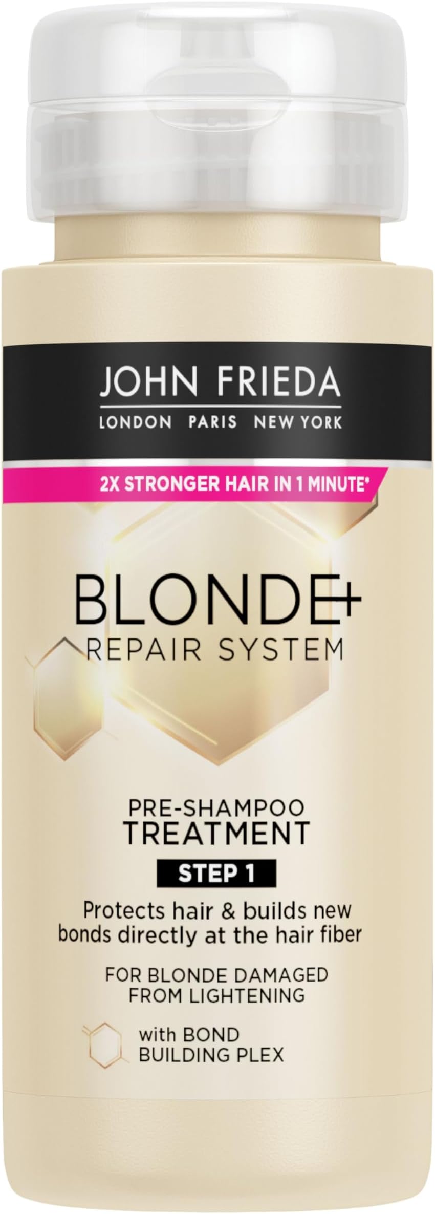 John Frieda Blonde+ Repair System Pre-Shampoo Treatment 100ml Damaged Blonde