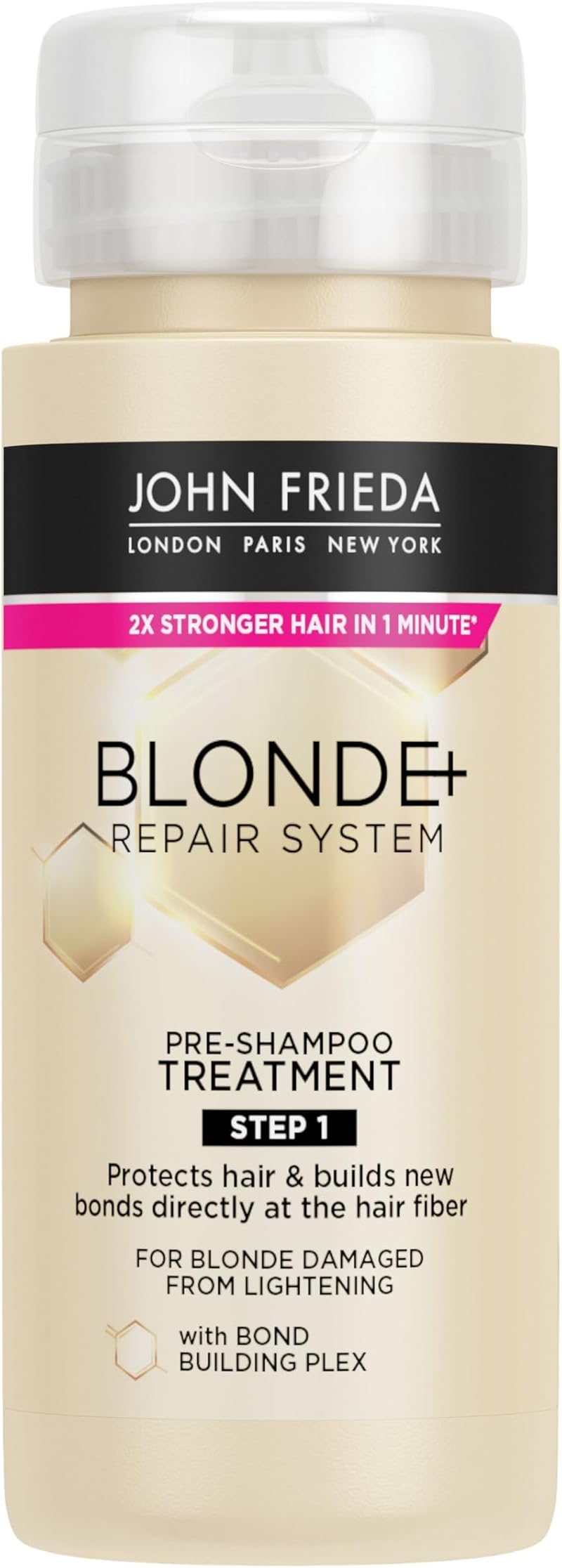 John Frieda Blonde+ Repair System Pre-Shampoo Treatment 100ml Damaged Blonde