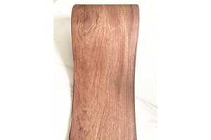 SAMLEE Natural Rosewood Thin Wood Veneer Sheets - DIY Handmade Solid Wood Speaker Audio Furniture Decorative Skin Panel Renovation Veneer (8x98 Inches)